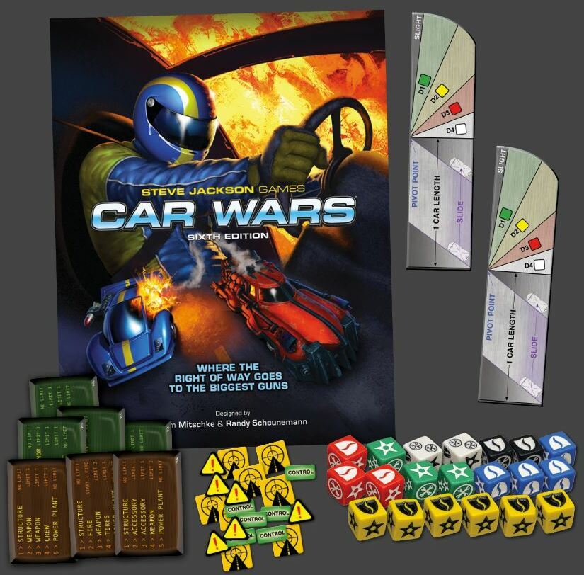 Car Wars Sixth Edition 2-Player Starter Set (Blue/Green) SJG2406