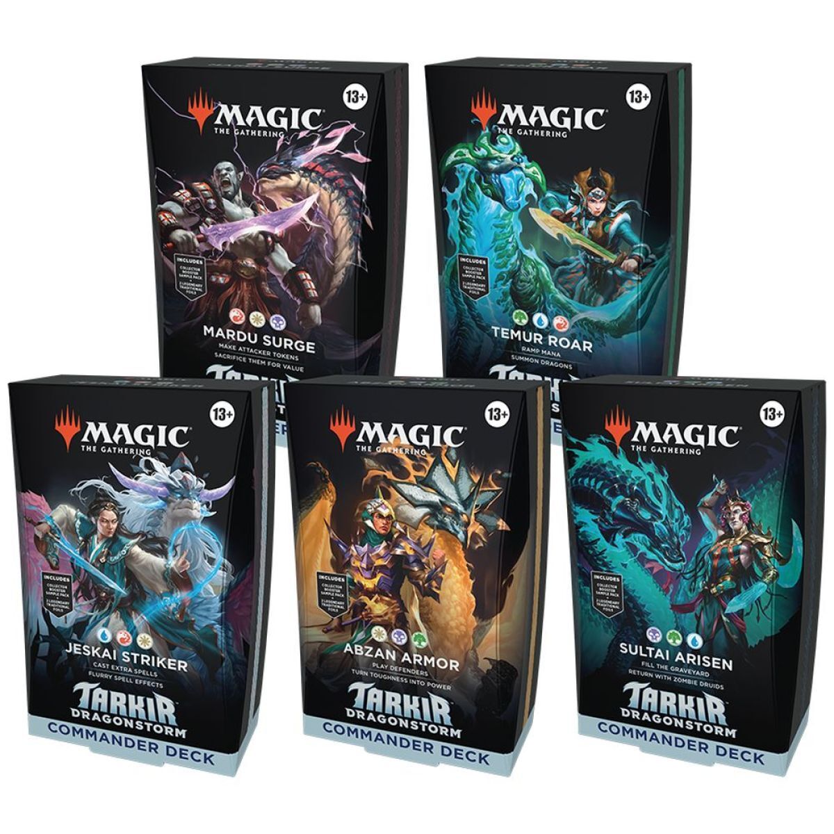 Magic the Gathering: Tarkir Dragonstorm Commander Decks 