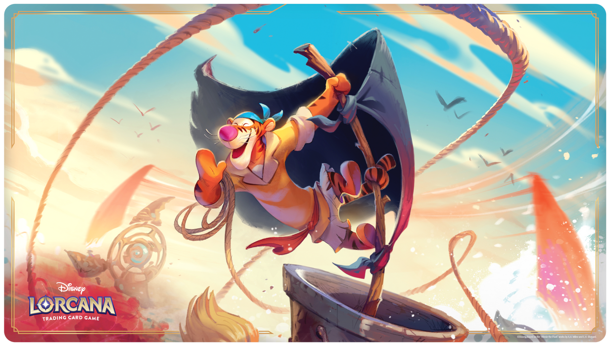 Disney Lorcana TCG: Archazia's Island Playmat Tigger - In the Crow’s Nest