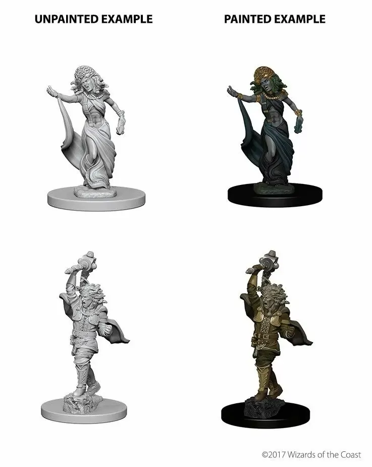 D&D Nolzurs Marvelous Unpainted Minis: Medusas