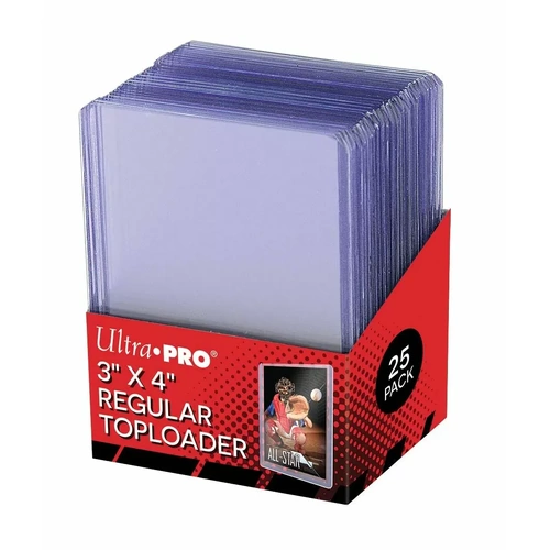 Ultra Pro: 3" X 4" Clear Regular Toploader 25ct