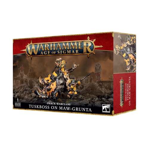 89-81 Orruk Warclans: Tuskboss On Maw-Grunta