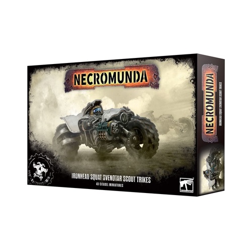 301-54 Necromunda: Ironhead Squat Svenotar Scout Trikes