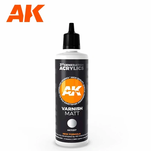 AK-Interactive 3rd Generation Acrylics: Matt Varnish 100ml