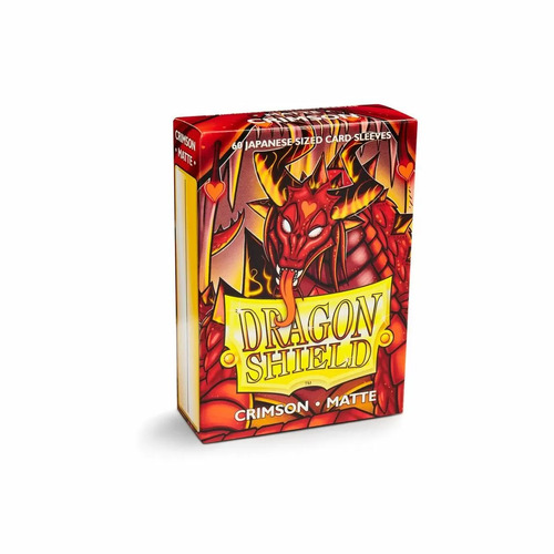 Sleeves - Dragon Shield Japanese - Box 60 - Crimson Matte