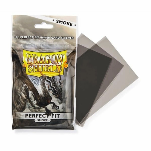 Dragon Shield Sleeves: Perfect Fit 100/pack Smoke