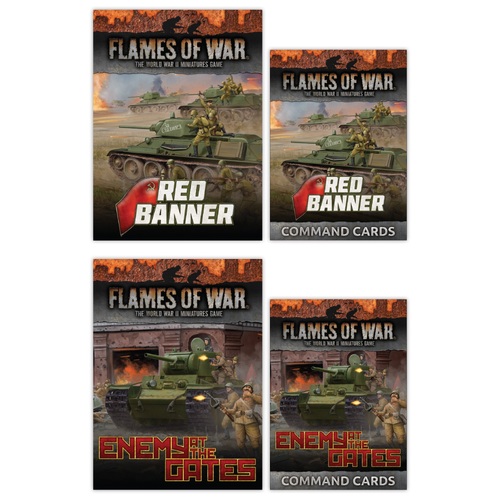 Flames of War: Soviet Eastern Front Unit & Command Cards