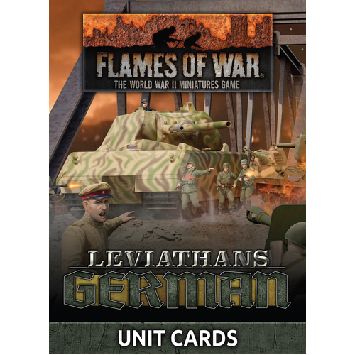 Flames of War: Late War Leviathans - German Unit Cards (41 x Cards) - Limited Edition