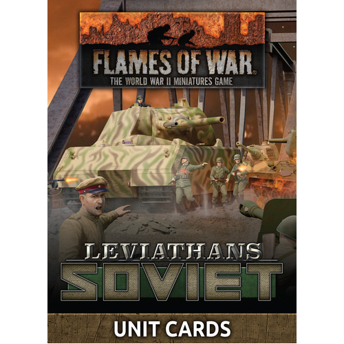 Flames of War: Late War Leviathans - Soviet Unit Cards (41 x Cards) - Limited Edition