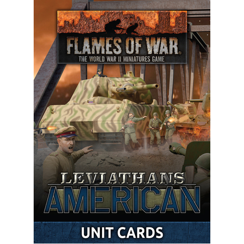 Flames of War: Late War Leviathans - American Unit Cards (33x Cards) - Limited Edition