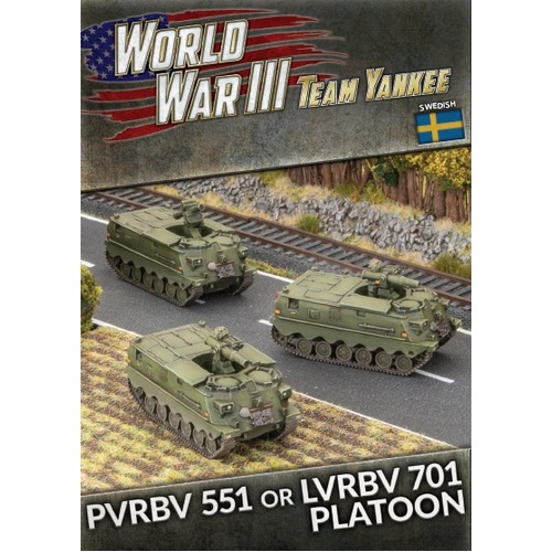 World War III: Swedish: Pvrbv 551 or Lvrbv 701 Platoon 