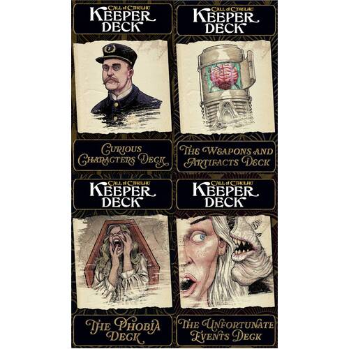 Call of Cthulhu RPG Keepers Decks (Second Edition)