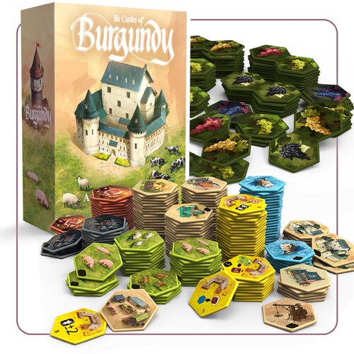 Castles of Burgundy - Special Edition: Upgraded Hex Acrylic