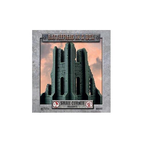 Battlefield in a Box: Gothic Battlefields - Small Corner Ruins - Malachite (x2)