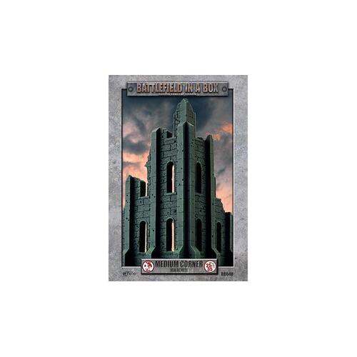 Battlefield in a Box: Gothic Battlefields - Medium Corner Ruin - Malachite (x1)