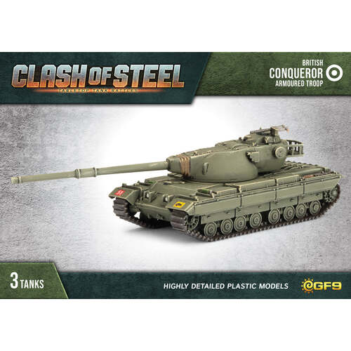 Clash of Steel: Conqueror Heavy Tank Troop (x3 Plastic)