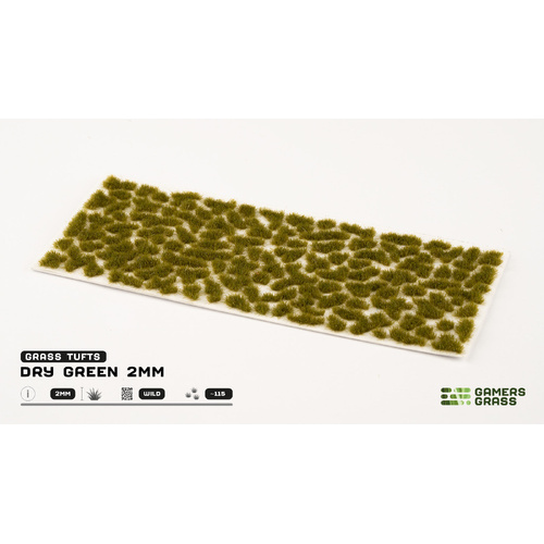 Gamer's Grass: Dry Green 2mm