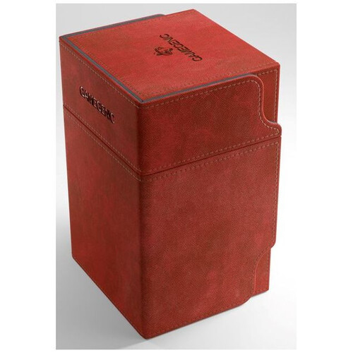 Gamegenic Watchtower Holds 100 Sleeves Convertible Deck Box Red