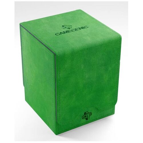 Gamegenic Squire Holds 100 Sleeves Convertible Deck Box Green