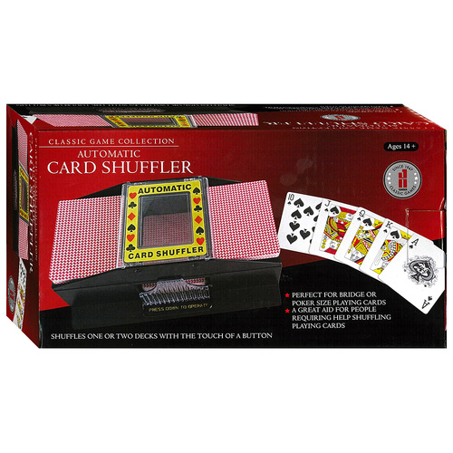 CARD SHUFFLER, Battery Operated, 2-DECK