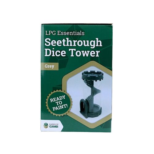 LPG Seethrough Dice Tower - Grey