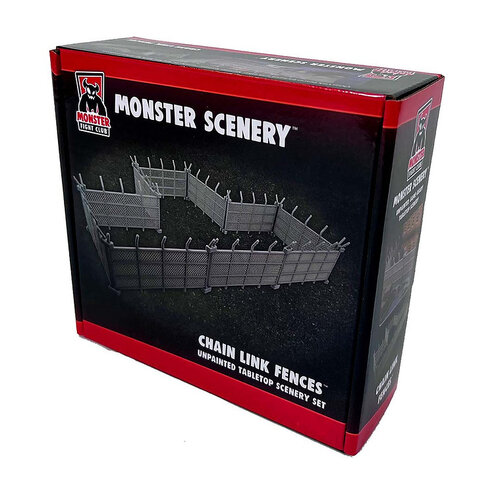 Monster Fight Club Terrain: Chain Link Fences (Unpainted)