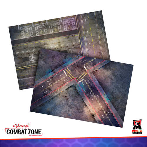 Cyberpunk RED: Combat Zone: 44x30" Game Mat