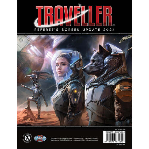 Traveller RPG: Referee'S Screen 2024