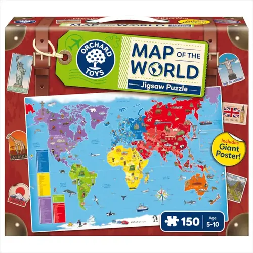 Orchard Jigsaw - Map of the World