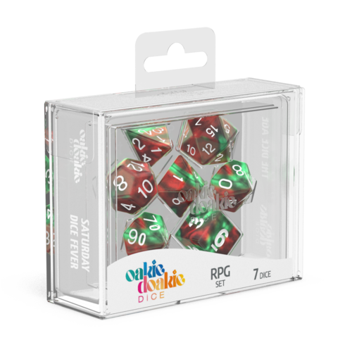 RPG Set - GemiDice - Bloody Jungle (7 dice)  