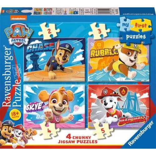 Ravensburger - Paw Patrol My First Puzzles 2 3 4 5p