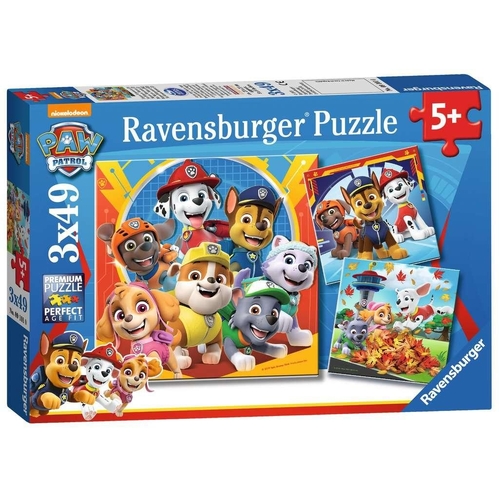 Ravensburger - Paw Patrol 3x49p