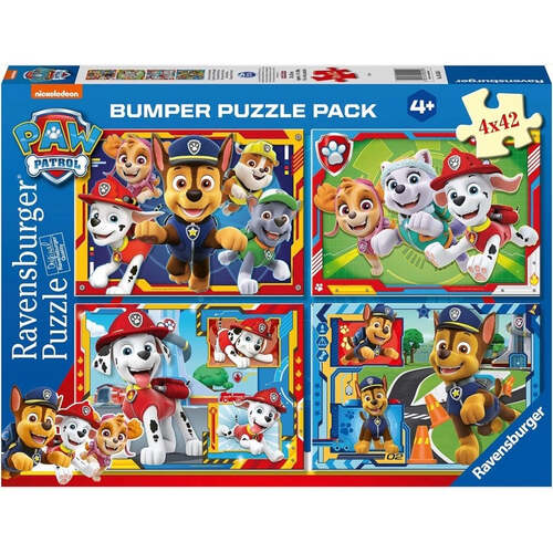 Ravensburger - Paw Patrol Bumper Pack 4x42pc