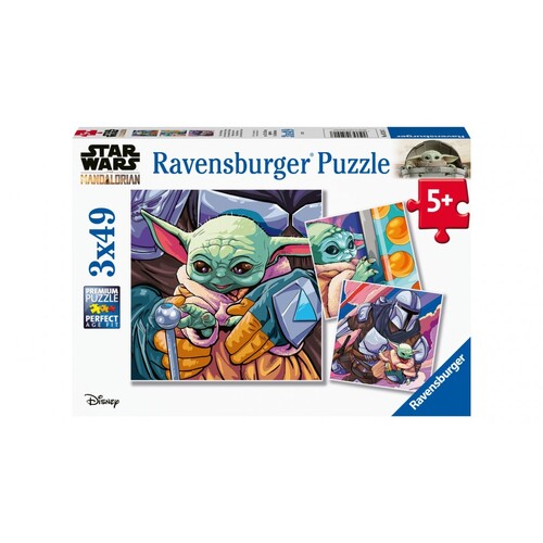 Ravensburger: SW: Grogu Moments 3x49pc