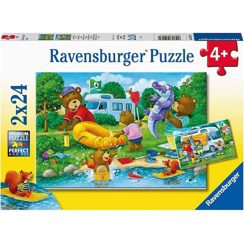 Ravensburger: Bear Family Camping Trip 2x24pc