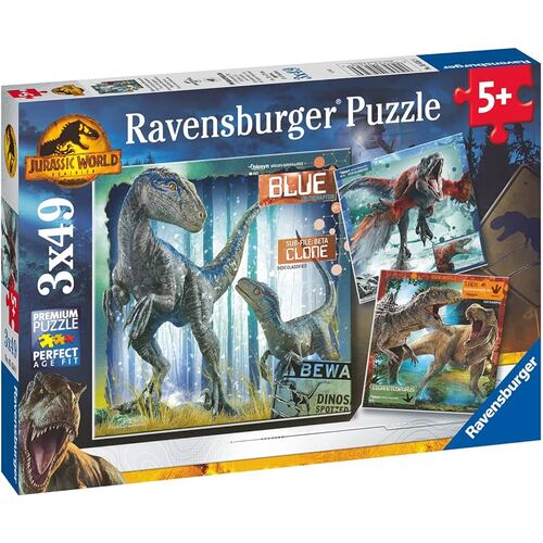 Ravensburger - Jurassic World Domination 3x49p