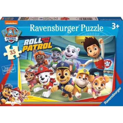 Ravensburger - Paw Patrol Roll with The Patrol 35p