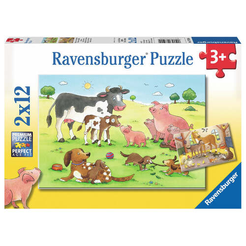 Ravensburger - Farm Animals 2x12p