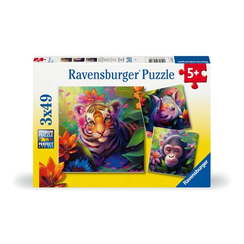 Ravensburger - Jungle Babies 3x49p