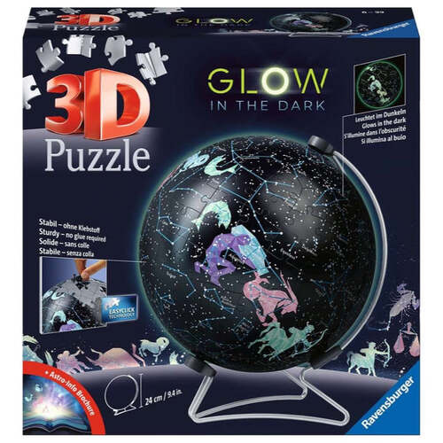 Ravensburger - Puzzleball Starglobe Glow-In-The-Dark 180p