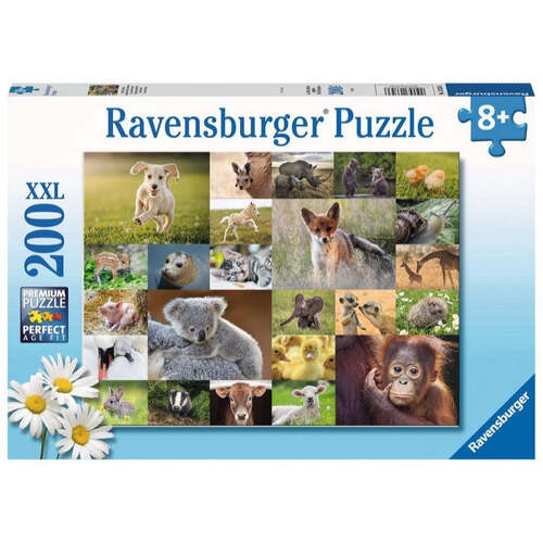 Ravensburger - Cute Animal Babies 200pc