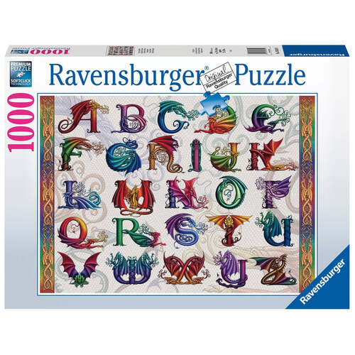 Ravensburger: Dragon Alphabet Puzzle 1000pc