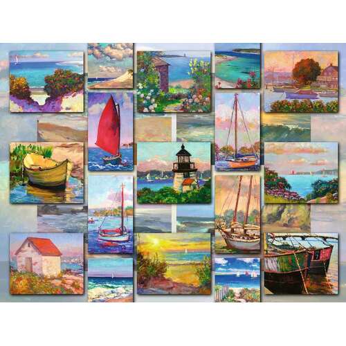 Ravensburger: Coastal Collage Puzzle 1500pc