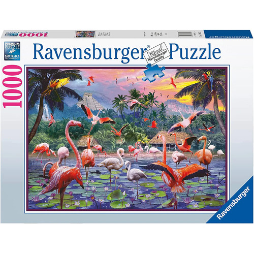 Ravensburger: Pink Flamingos 1000pc