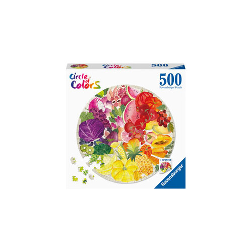 Ravensburger - Circle of Colors: Fruits & Vegetables 500p