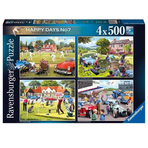 Ravensburger - Favorite Pastimes 4 x 500pc