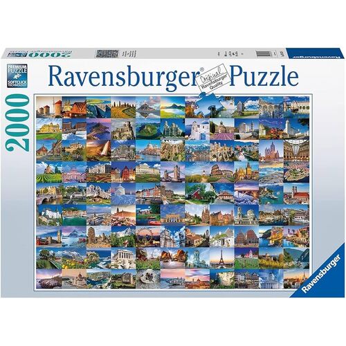 Ravensburger: 99 Places in Europe 2000p