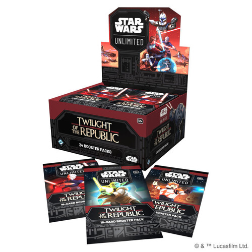 Star Wars Unlimited: Twilight of the Republic Booster Display