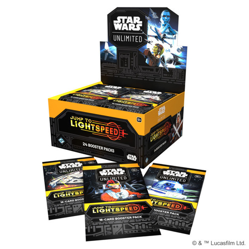 Star Wars Unlimited: Jump to Lightspeed Booster Display