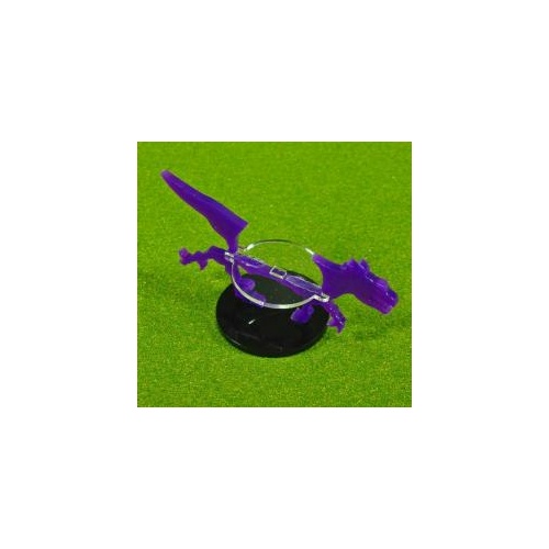 40mm Circle Raptor Character Mount Marker - Purple